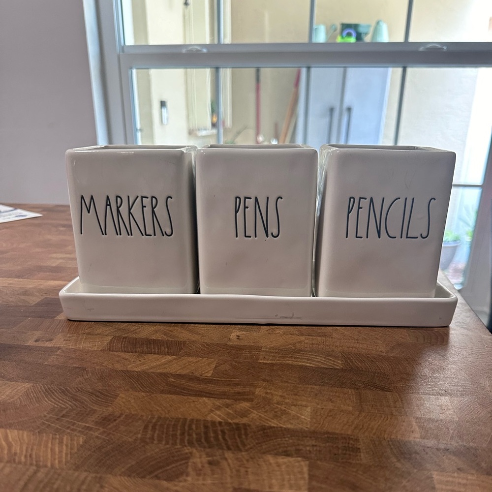 Rae Dunn desk organizer